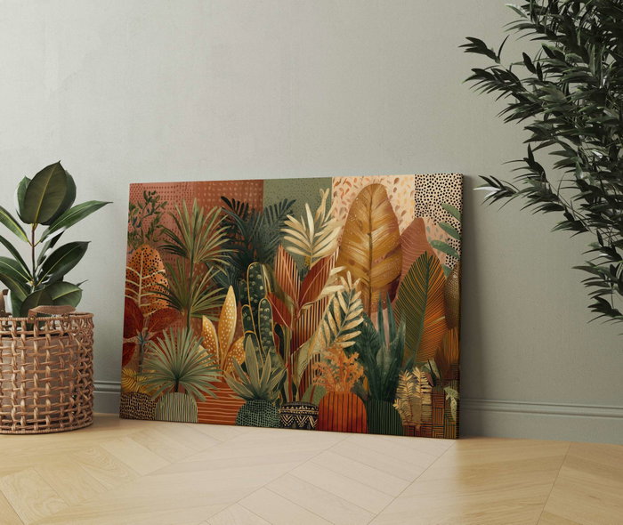 Wallity Pintura Decorativa en Lienzo Multicolor 50 x 70 cm Wallity Pintura Decorativa en Lienzo Multicolor 50 x 70 cm